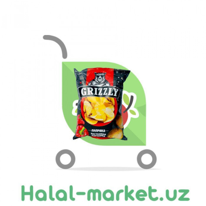 Чипсы Grizzly со вкусом Паприка 60гр