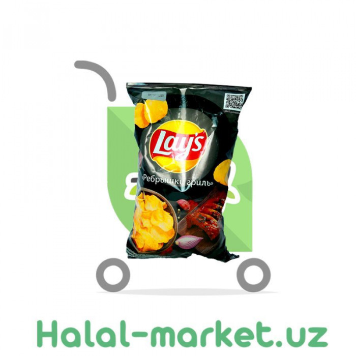 Чипсы LAYS Рёбрышки гриль 90гр