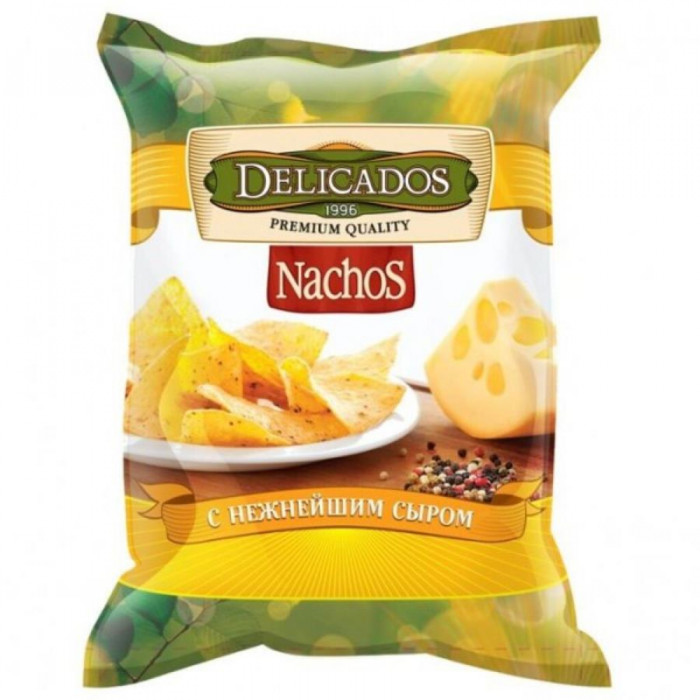 Чипсы DELICADOS с нежнейшим сыром 75гр