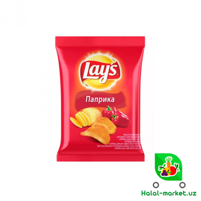 Чипсы LAYS Паприка 90гр