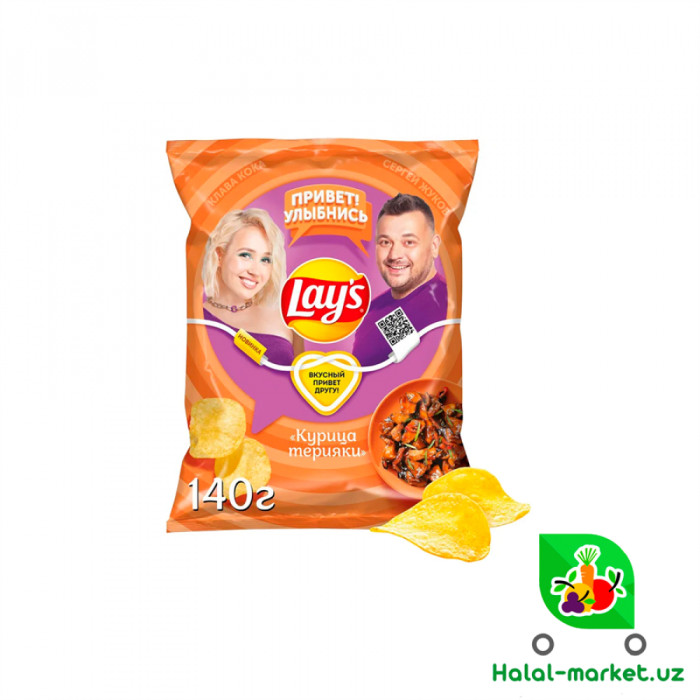 Чипсы LAYS Курица терияки 140г