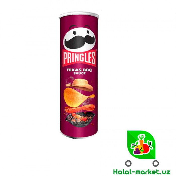 Чипсилар PRINGLES Barbeque 165гр
