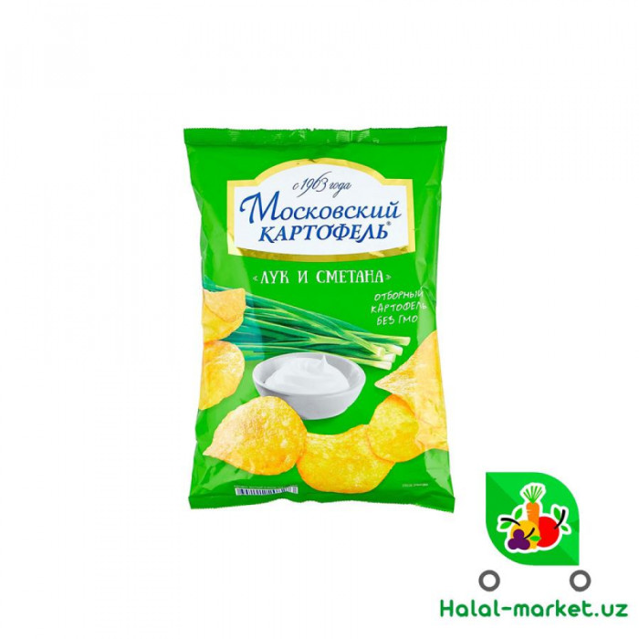 Московский картофель лук и сметана 130гр
