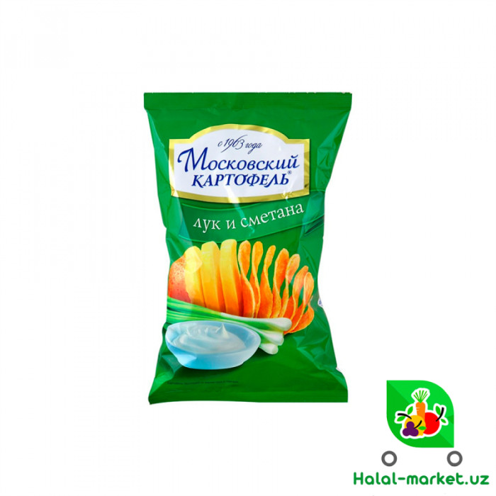 Московский картофель Лук и Сметана 70гр