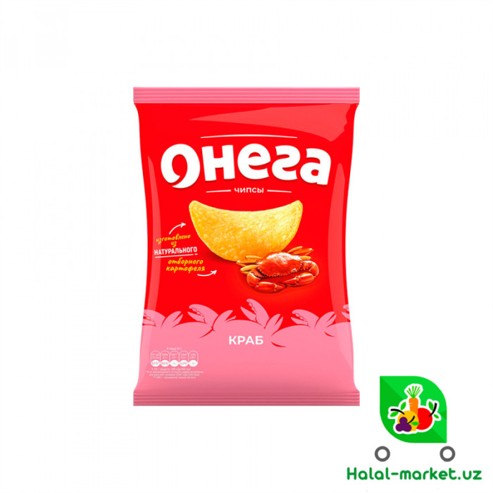 Чипсы ОНЕГА Краб 140гр