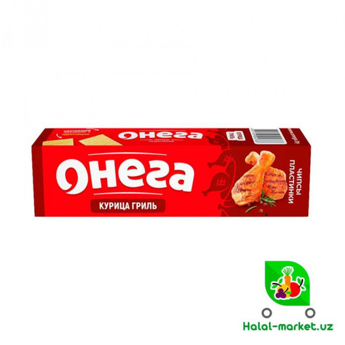Чипсы Пластинка ОНЕГА Курица Гриль 90гр