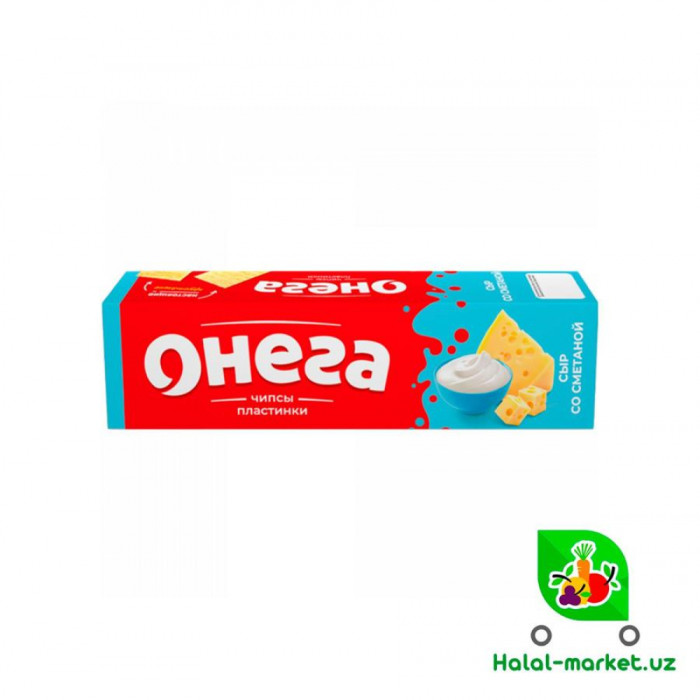 Чипсы Пластинка ОНЕГА Сыр со Сметаной 90гр