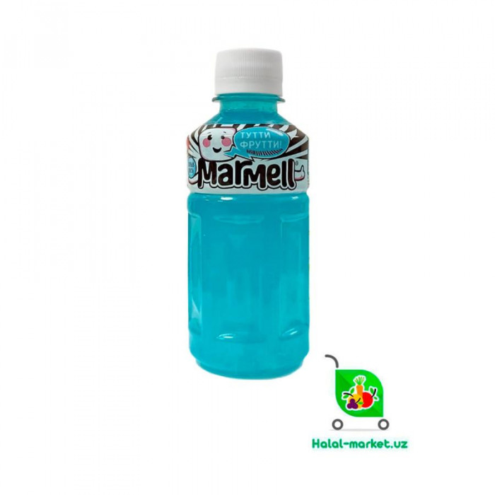 Напиток Marmell с Кусочками Мармелада со Вкусом Тутти Фрутти 0,23мл