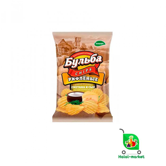 Bulyba chips Smetana va pishloq ta'mi 75gr