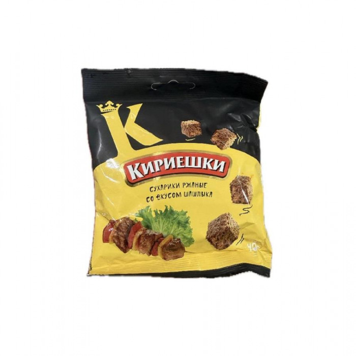Шашлык смакули Кириешки 40г