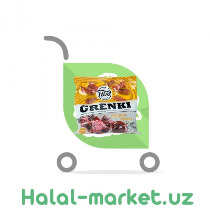 GRENKI FLINT quritilgan ot go'shti ta'mi 110 gr