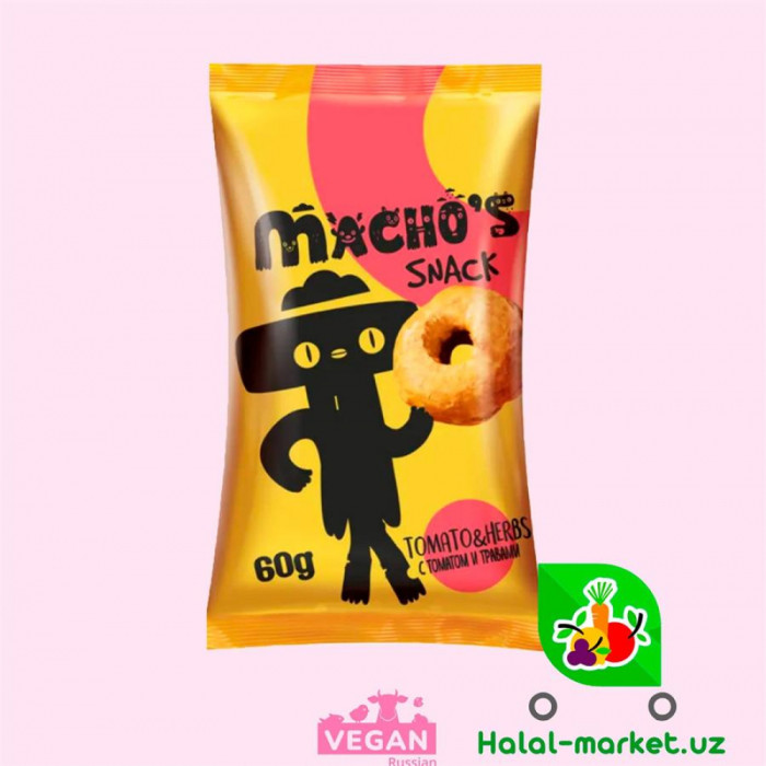 Machos snack со вкусом томат 60гр