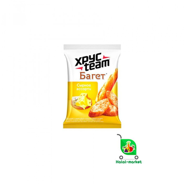 Сухарики ХРУС TEAM Сырное Ассорти 27гр