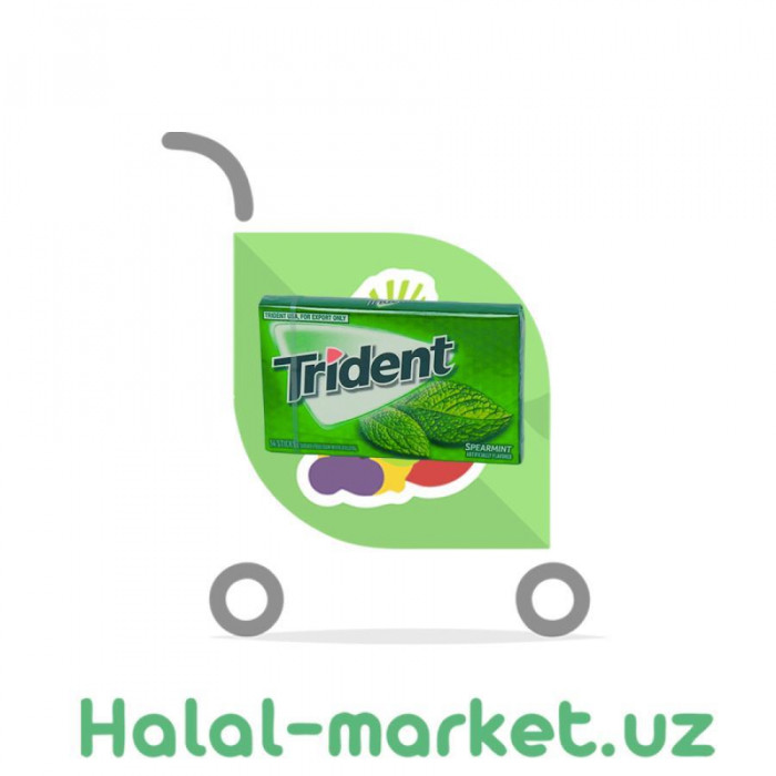 Жев.резинка Trident Spearmint 14стик