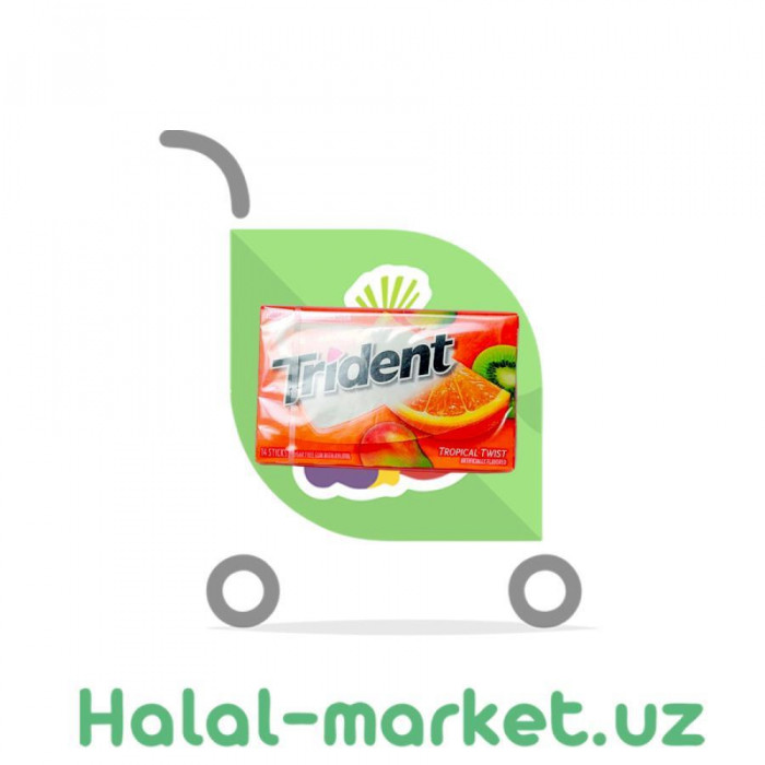 Жев.резинка Trident Tropical Twist 14стик