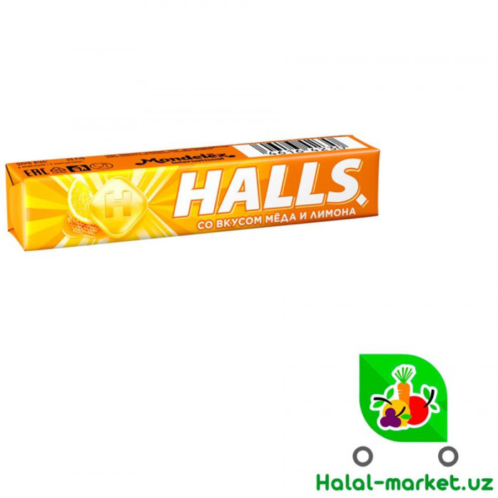 Жев.конфета HALLS Мёд и лимона 25гр