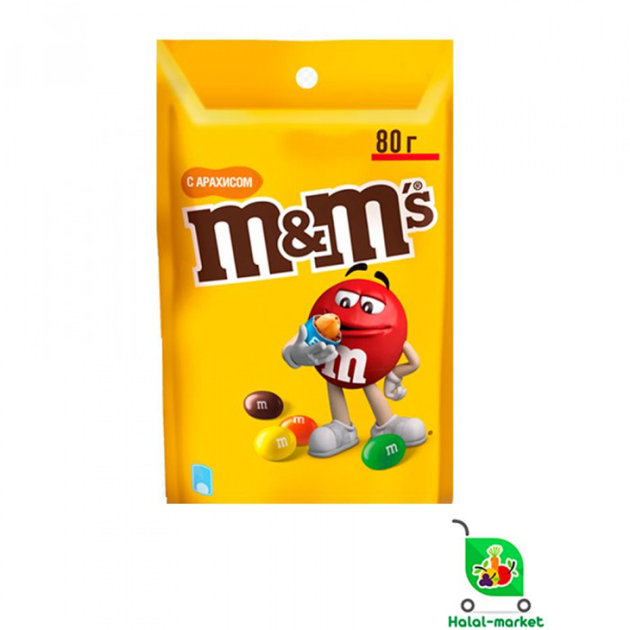 Драже M&Ms Арахис 80гр