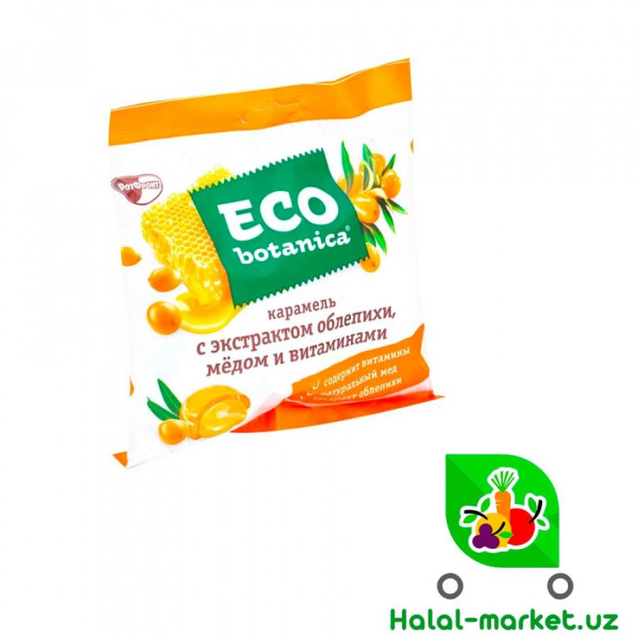 Карамель Eco-botanica с экст. облепиха/мед/витамины  150гр