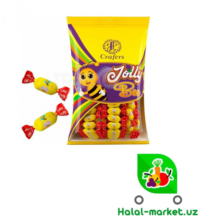Конфеты желейные CRAFERS JOLLY BEE ассортимент (вес)