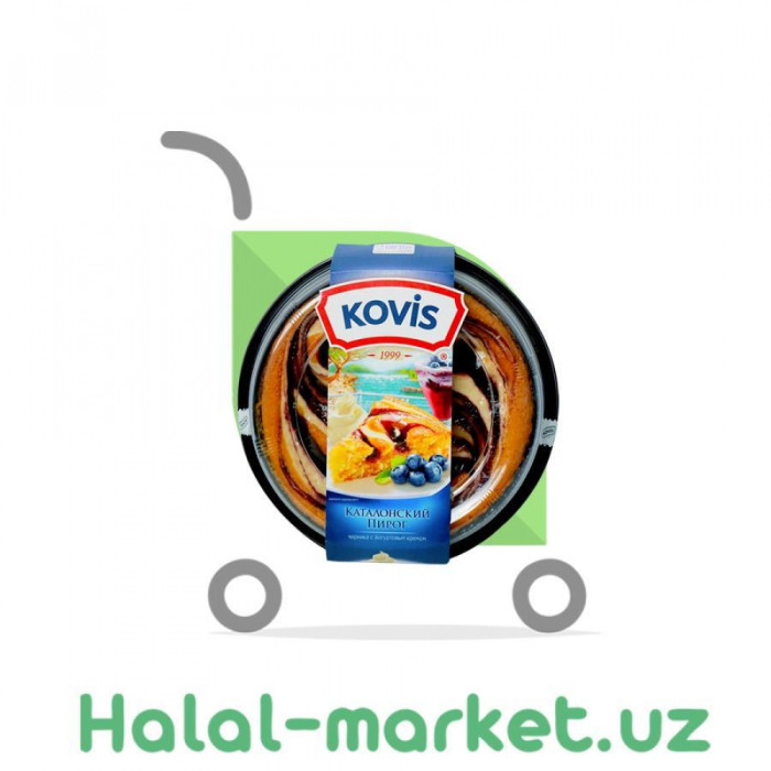 Пирог Каталонский KOVIS Черника с Йогуртовым кремом 400гр