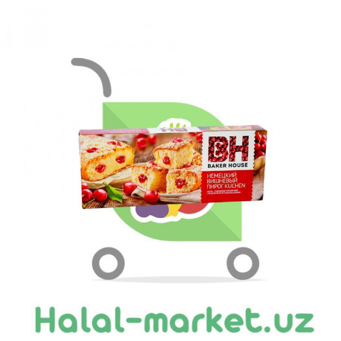 Пирог Немецкий KUCHEN BAKER HOUSE Вишневый 350гр