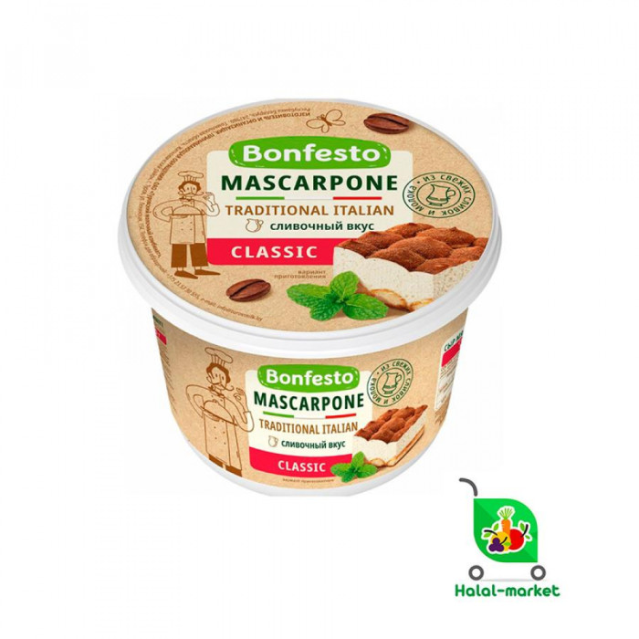 MASCARPONE BONFESTO Сливочный Classic 500гр
