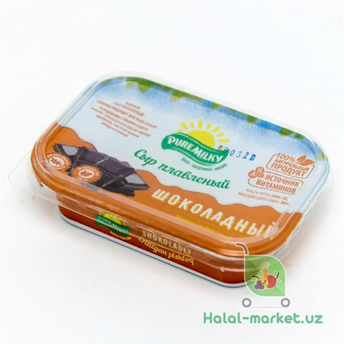 Сыр плавленый PURE MILKY Шоколадный 200гр