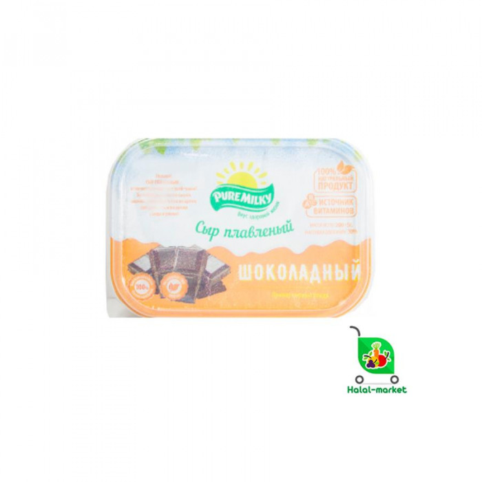 Сыр плавленый PURE MILKY Шоколадный 400гр