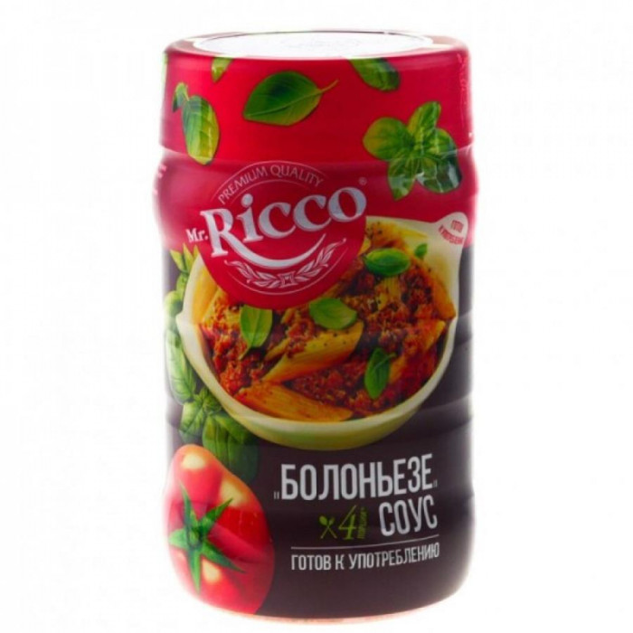 Соус MR.RICCO Болоньезе 490мл