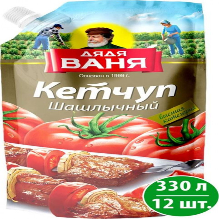 Кетчуп ДЯДЯ ВАНЯ Шашлычный 330гр