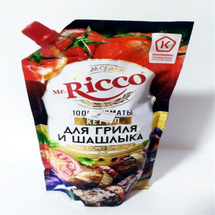 Кетчуп MR.RICCO для гриля и шашлыка 550гр