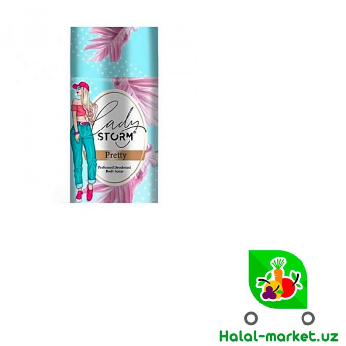 Спрей PRETTY Lady Storm для тела 250мл