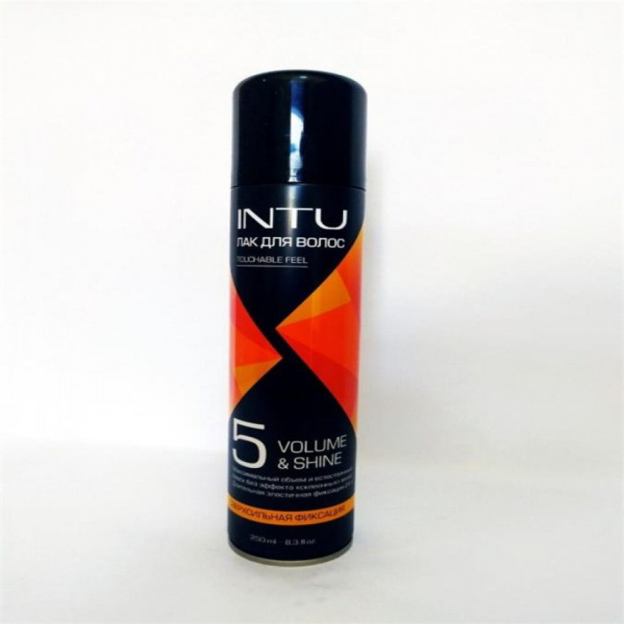 Лак для волос INTU 5 Volume Shine 250мл