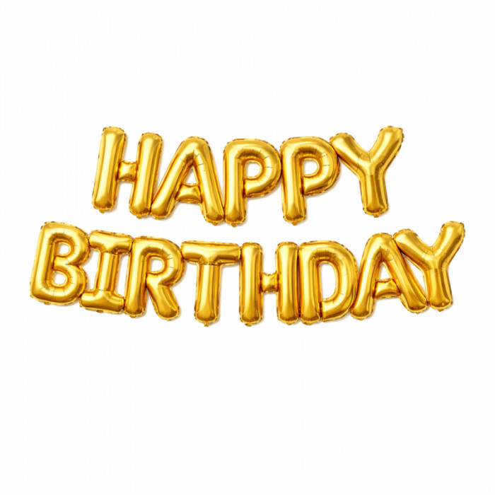 Шарики Фигурные HAPPY BIRTHDAY 1шт