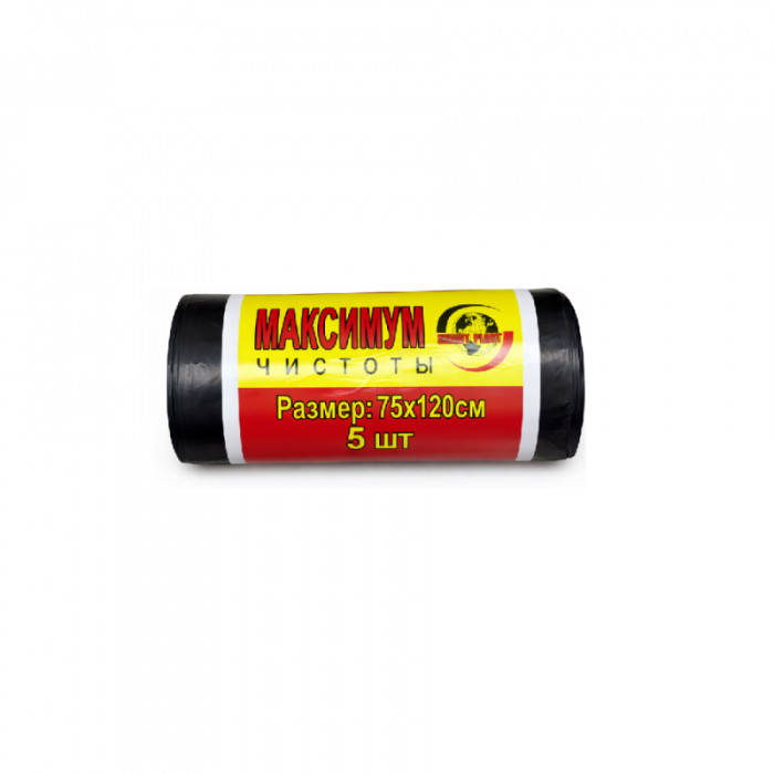 Пакеты для мусора 75*120 5шт