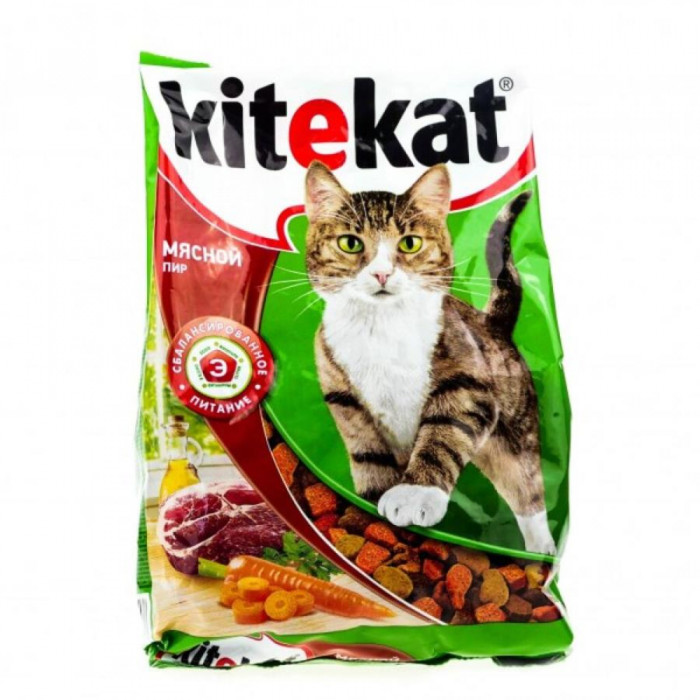 KITEKAT Mushakli pirog uchun mushuklar uchun ovqat 350gr