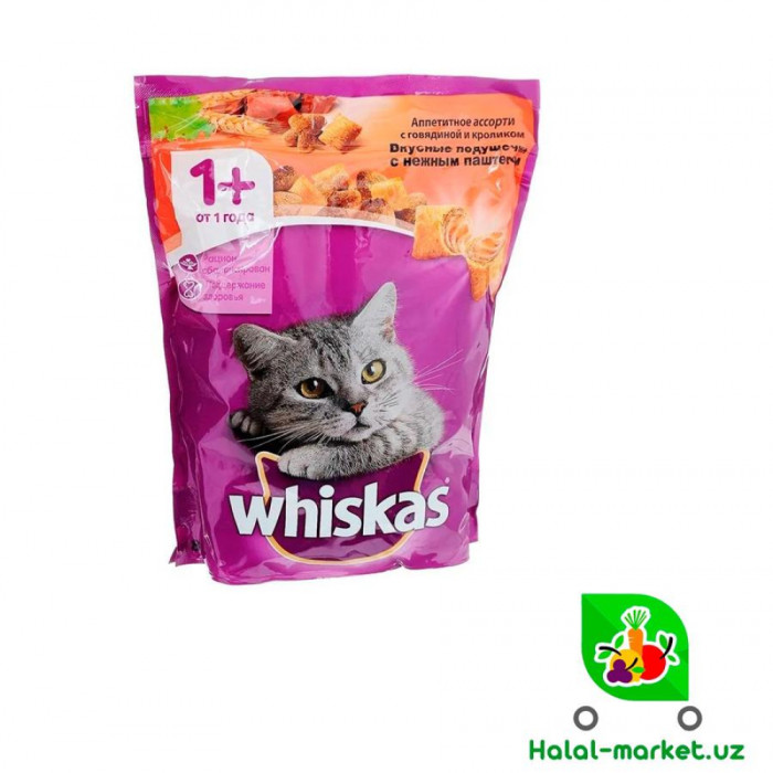 Корм Whiskas ассортимент 800гр