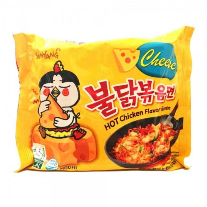Корейский РОЛТОН HOT CHICKEN RAMEN CHEESE 140гр