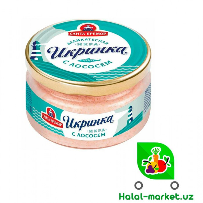 Санта Бремор с Lососем 160гр ст/б ит Quyuq tuxum.
