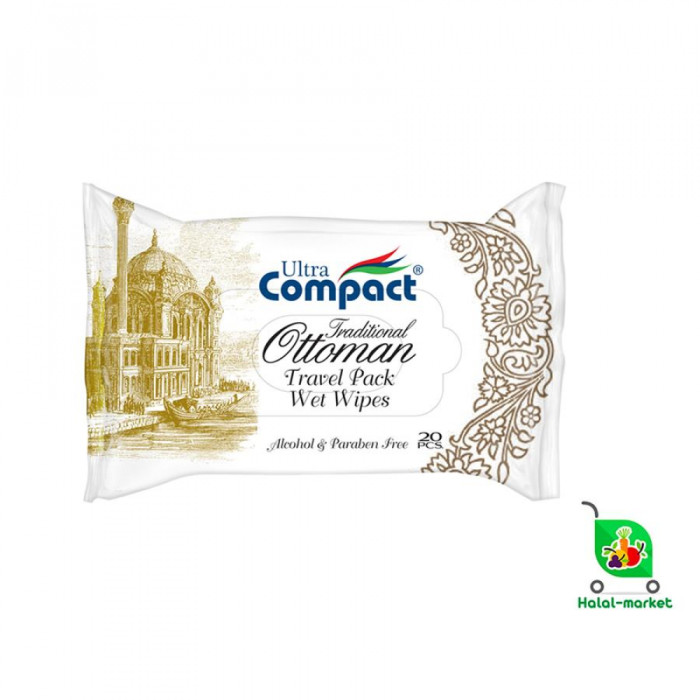 Влажные Салфетки COMPACT Ottoman 20шт