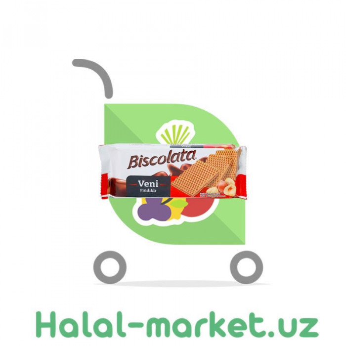 Вафли BISCOLATA VENI Фундук 110гр