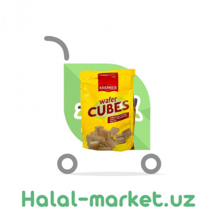Вафли CUBES KREMBER какао 200гр