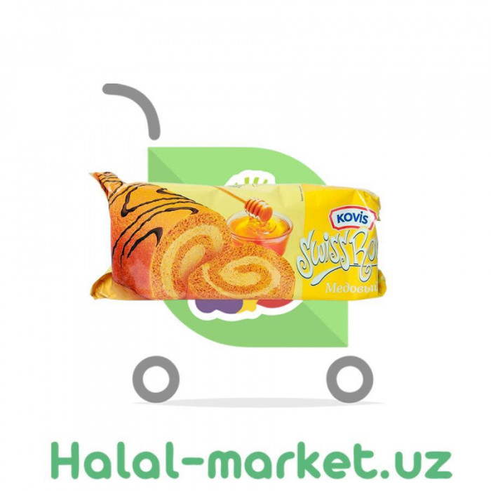 Рулет KOVIS SWISS ROLL Медовый 175гр