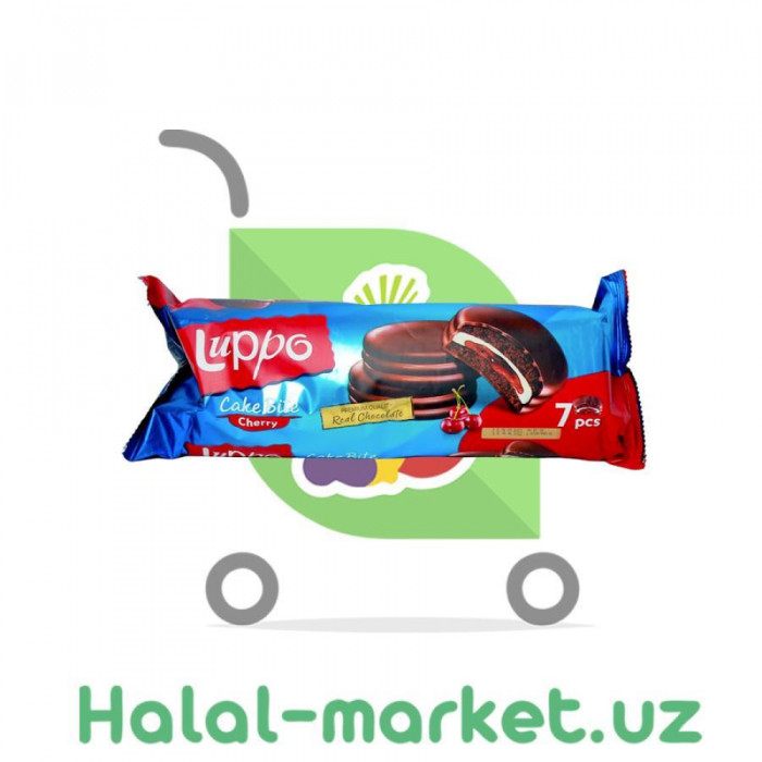 Печенье CAKE LUPPO Вишня,Мармелад 182гр