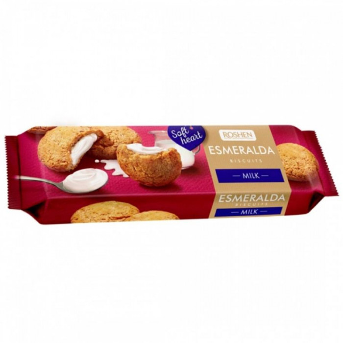 Печенье ROSHEN Esmeralda Milk 170гр