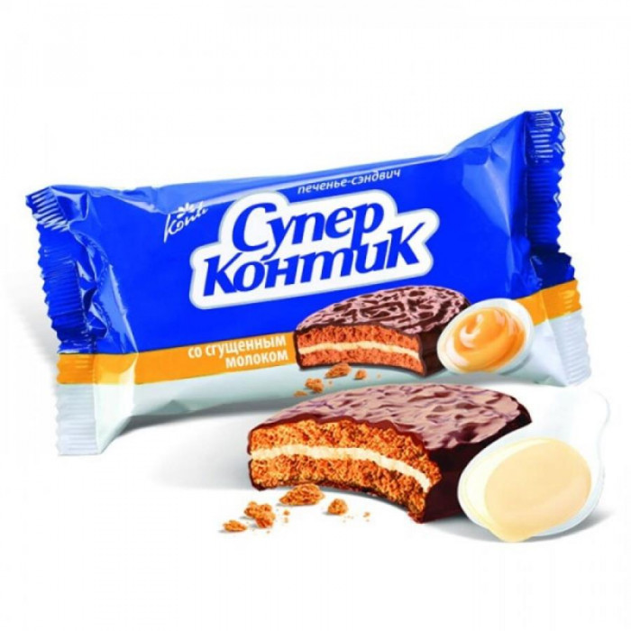 KONTI Super Kontik со Сгущеным молоком 100гр