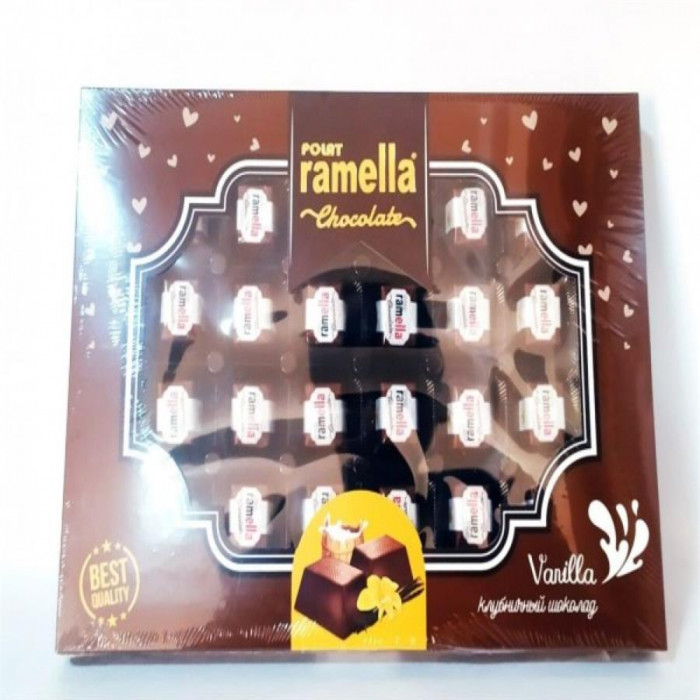 Конфеты RAMELLA Ассорти Ваниль (сундучок) 310гр