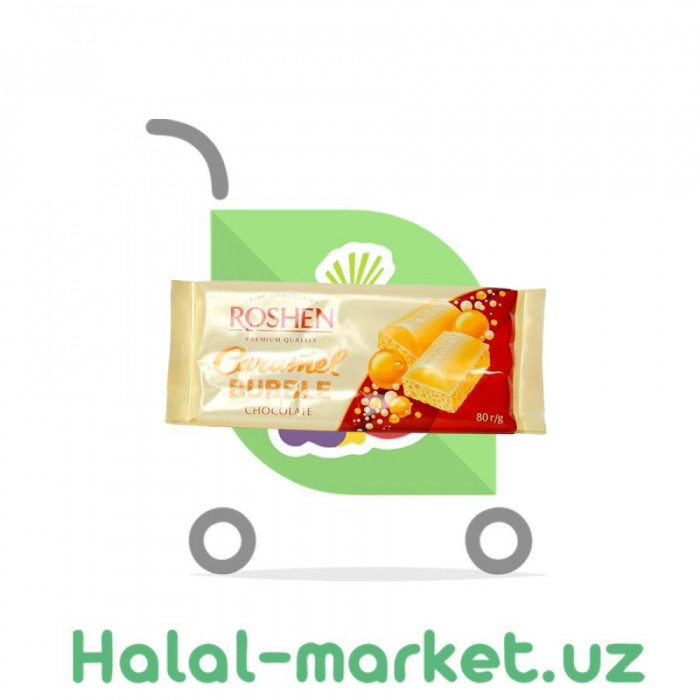 Шоколад ROSHEN BUBBLES CARAMEL 80гр