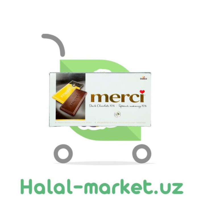 Шоколадная MERCI Ассорти 100гр