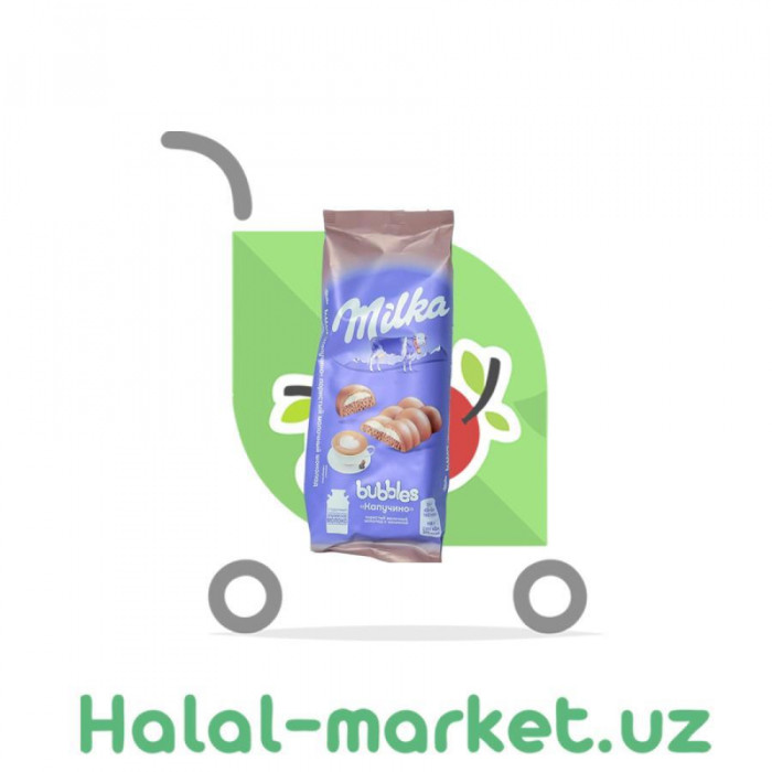 Шоколад MILKA Bubbles Капучино 92гр